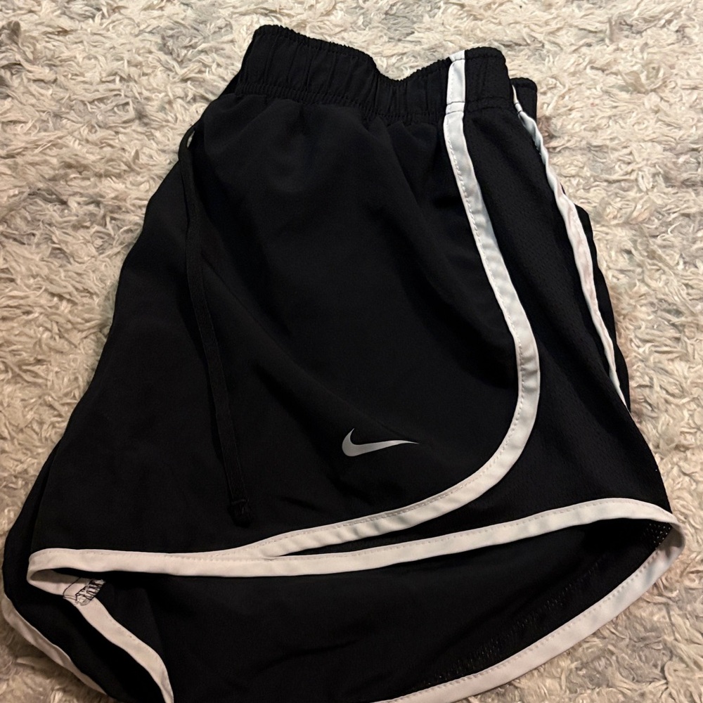 Nike Black and White Athletic Shorts